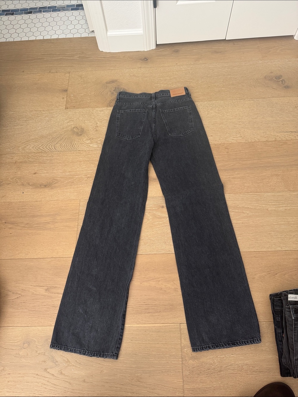 Citizens Of Humanity Black Wide-Leg Jeans
